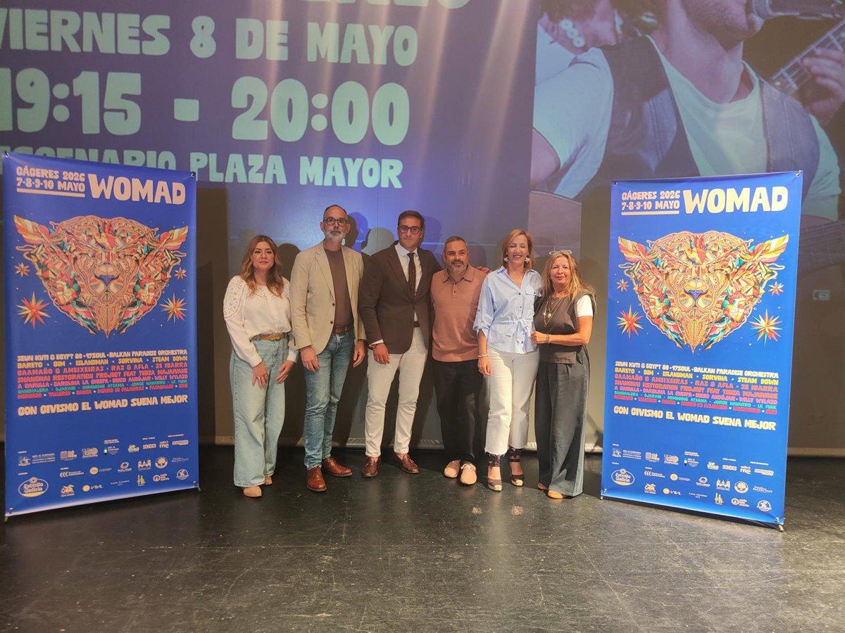 El festival Womad regresa a Cáceres del 7 al 10 de mayo con 21 artistas de 14 países
