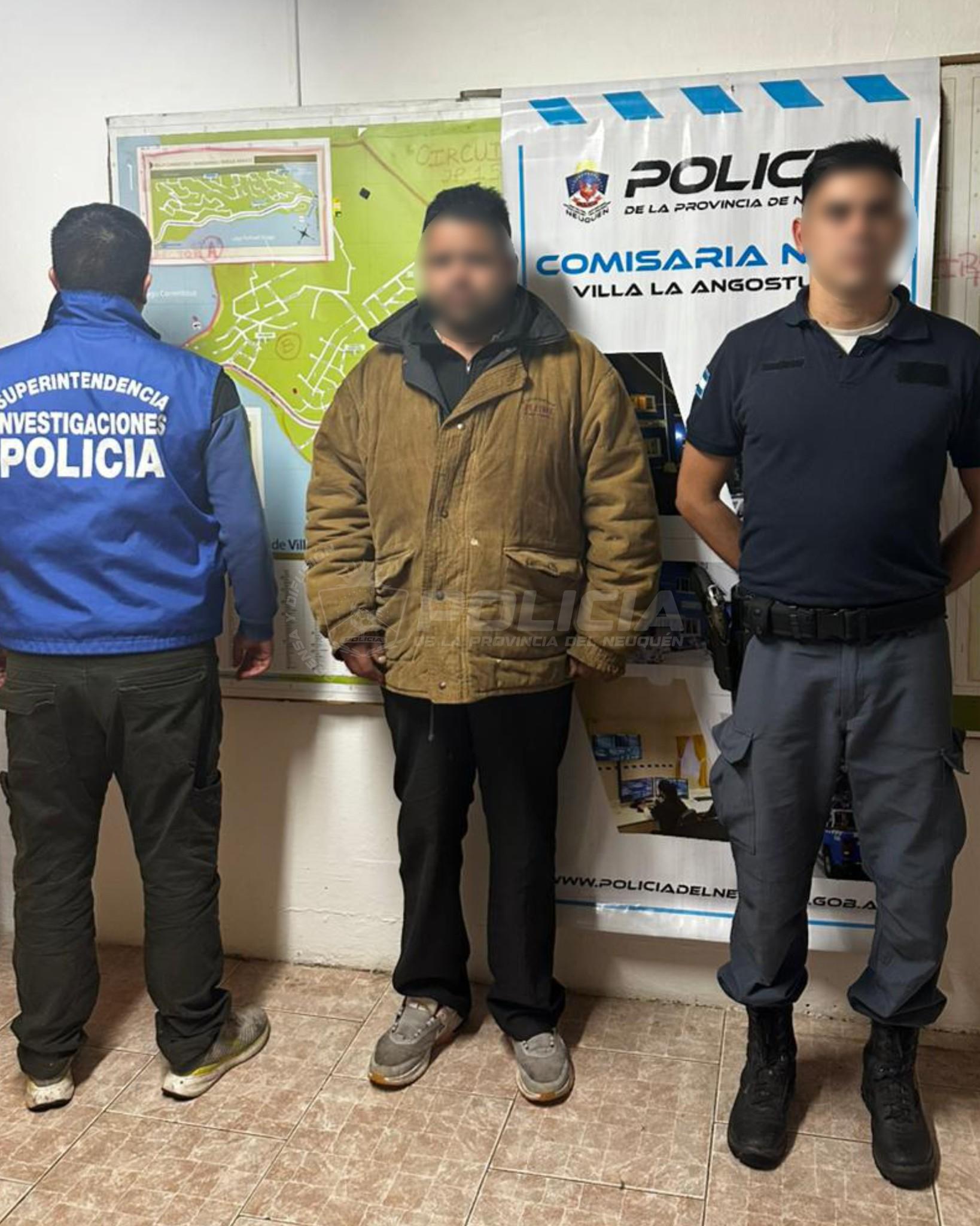 Villa La Angostura: violento robo domiciliario terminó con cuatro detenidos y uno con pedido de captura