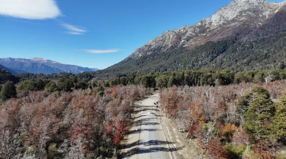 Más del 54% de la obra ejecutada en la Ruta Provincial 65 hacia Villa Traful