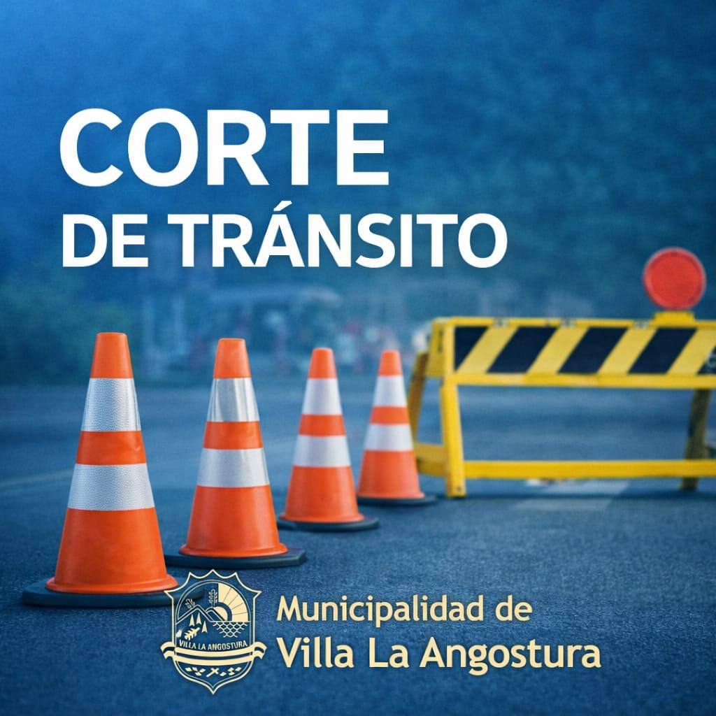 Corte de calle por trabajos de apeo.