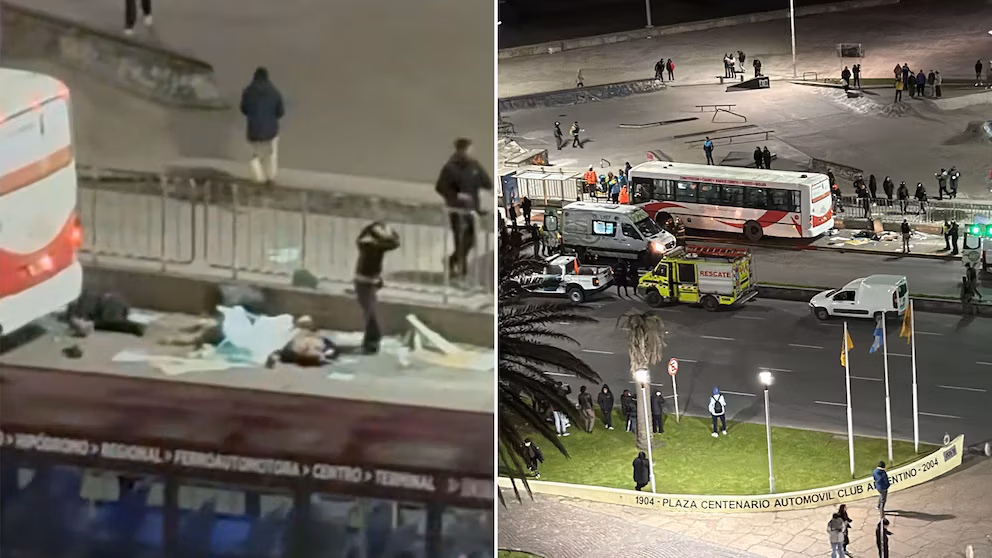 Tragedia en Mar del Plata: un colectivo se subió a la vereda, atropelló a varias personas y una mujer murió en el acto