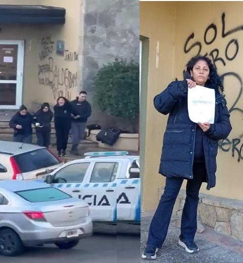 Denuncian violencia institucional tras un reclamo por información sobre una causa de abuso sexual en Villa La Angostura